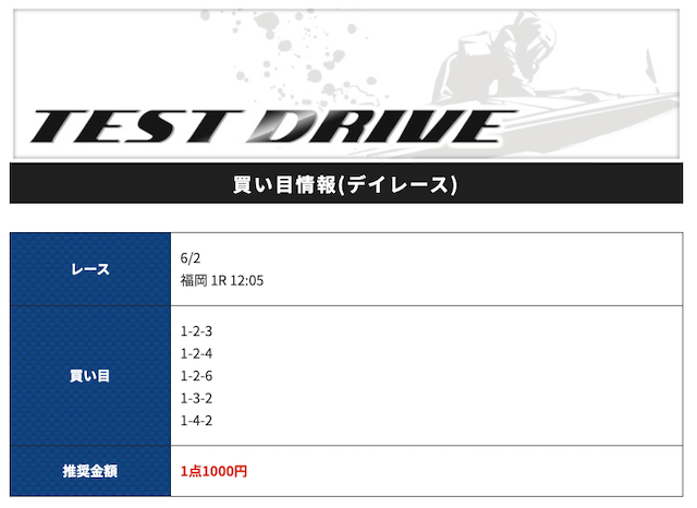 スピードの無料予想