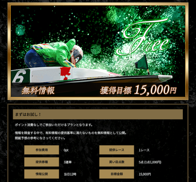 クラブギンガの無料予想について