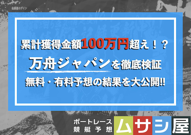 万舟ジャパン　　検証画像