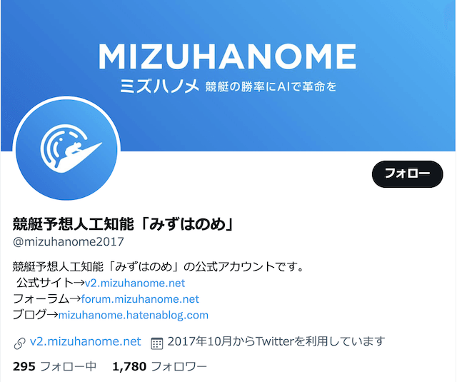 みずはのめのtwitter