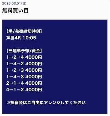 ボートキング　2026年3月3日　無料予想