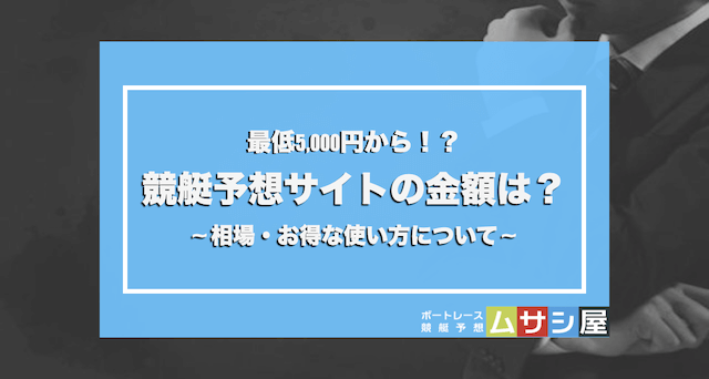 競艇予想サイト　金額　画像