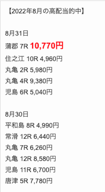 「月額制の競艇予想サイト」画像