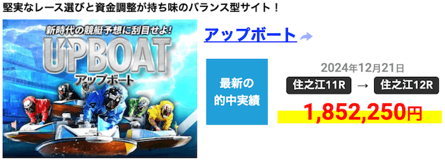 アップボート　2024年12月21日実績