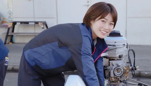 ボートレースCM2023モデル「倉持莉々」画像