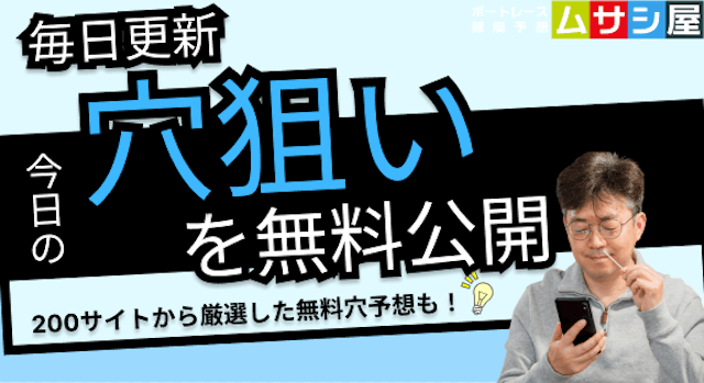 競艇　穴狙い今日　トップ　