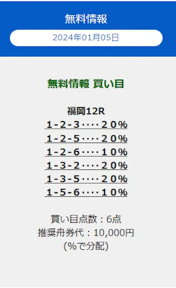 新しい競艇のリーダーズ20240105無料予想