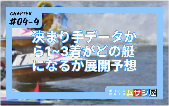 競艇最強の法則「レース展開を予想」
