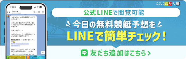 競艇・ボートレース予想ムサシ屋のLINE公式アカウント ver1