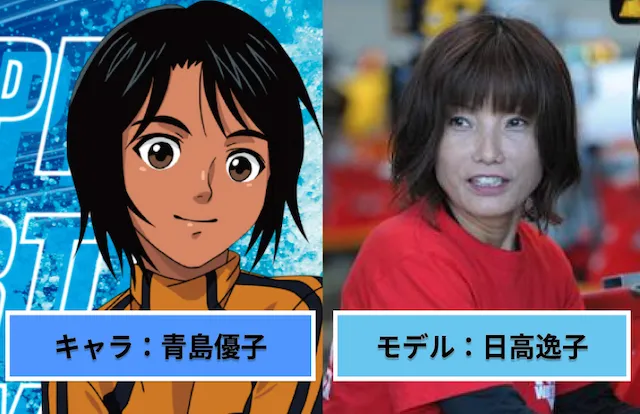 青島優子のモデル　日高逸子