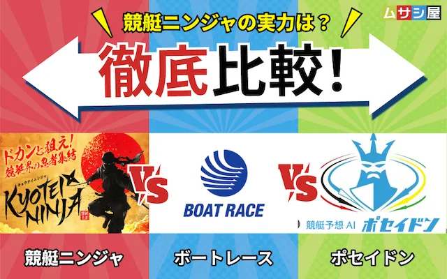 競艇ニンジャ 徹底比較