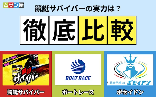 競艇サバイバー 徹底比較画像