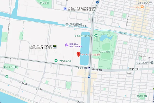 競艇グランプリ（賞金王決定戦）2025　住之江競艇マップ