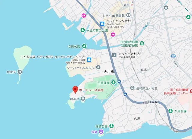 クイーンズクライマックス【2025】　大村競艇マップ