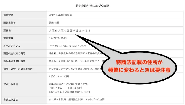 競艇予想サイト老舗　運営住所の見方