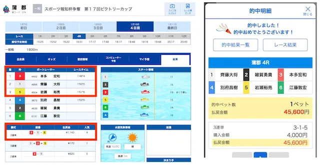 競艇トライアングル　2026年1月10日無料予想的中