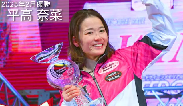 スピードクイーンメモリアル2026　2025年優勝　平高奈菜