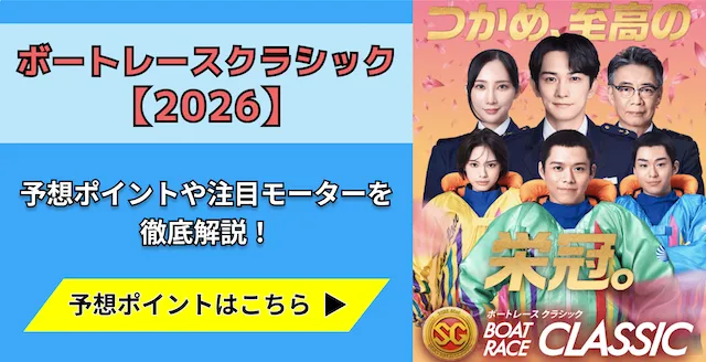 ボートレースクラシック2026　トップ