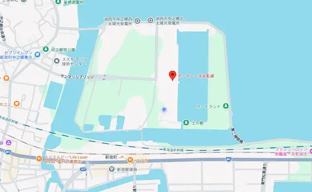 ボートレースオールスター2026　浜名湖競艇　マップ