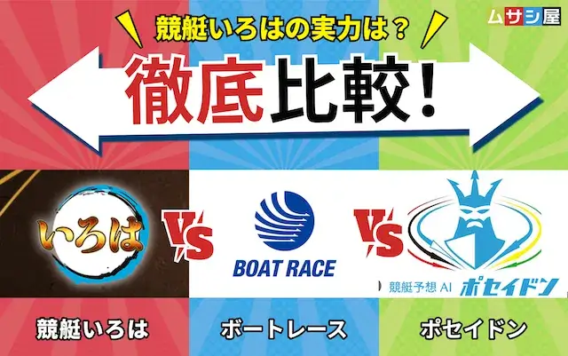 競艇いろは 徹底比較
