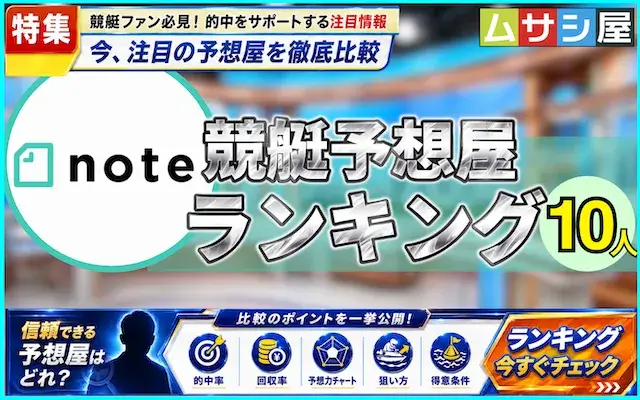 note競艇予想屋ランキングのFV画像