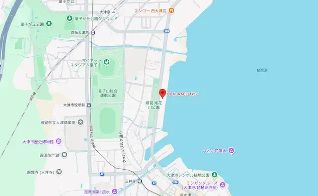 オーシャンカップ2026　びわこ競艇マップ