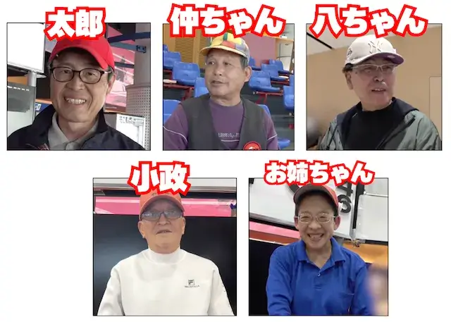 桐生競艇予想屋の5名