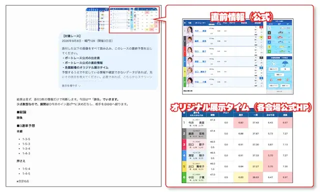 chatgptに読み込ませる直前情報
