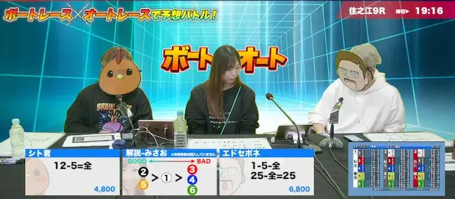 シトとエドセポネのYouTube生配信
